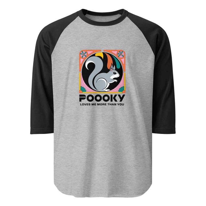 Pooky's Colorful Squirrel Raglan Tee product image (1)