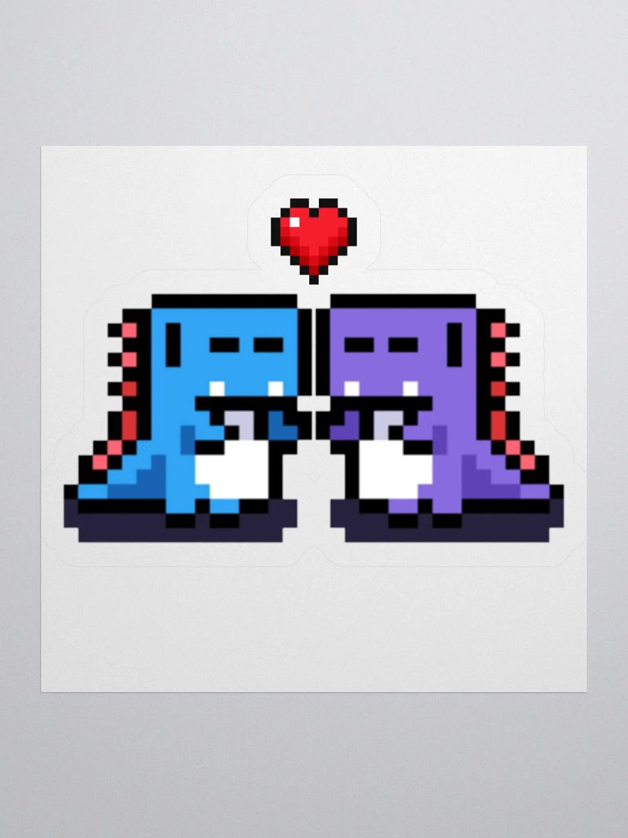 Dancing Dino Duo Sticker product image (1)