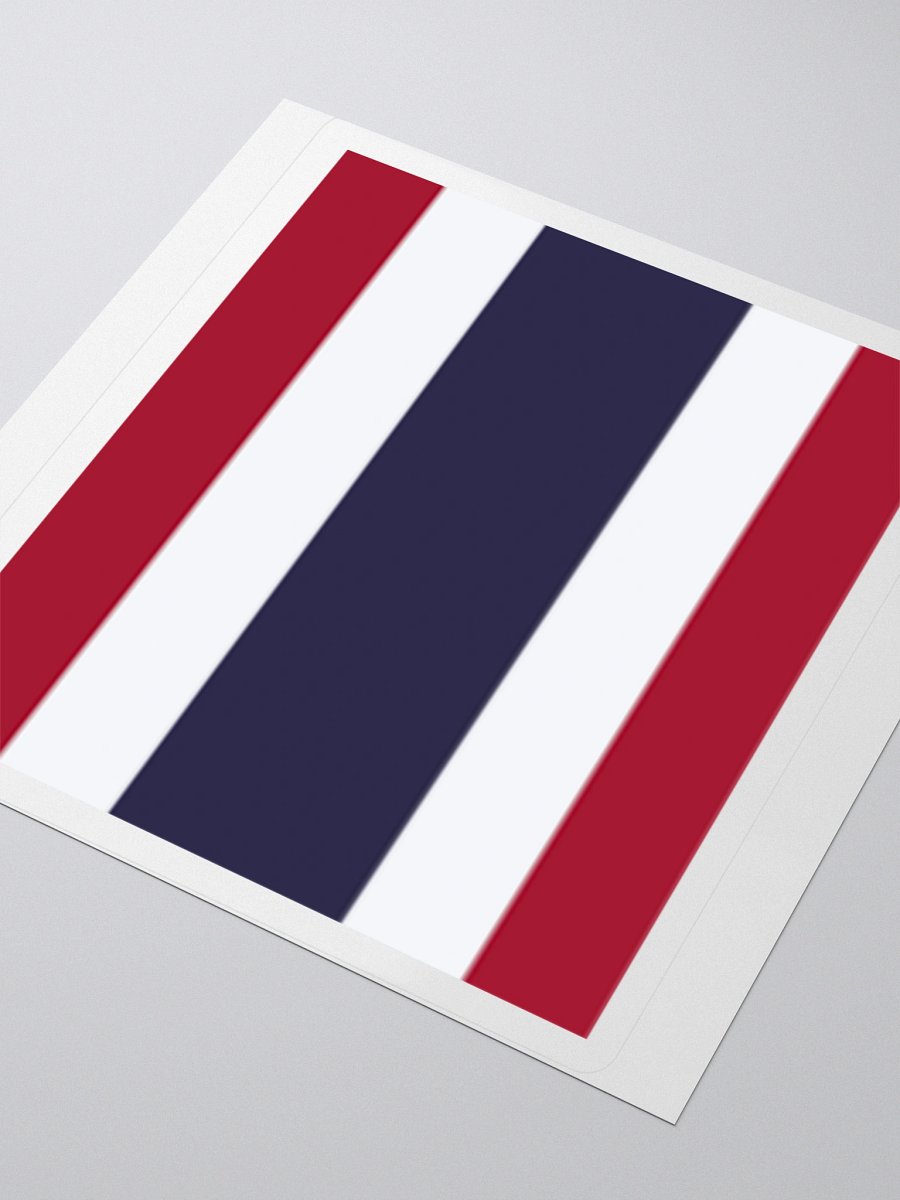 Thailand Flag Sticker - Premium Vinyl Design for National Pride product image (9)