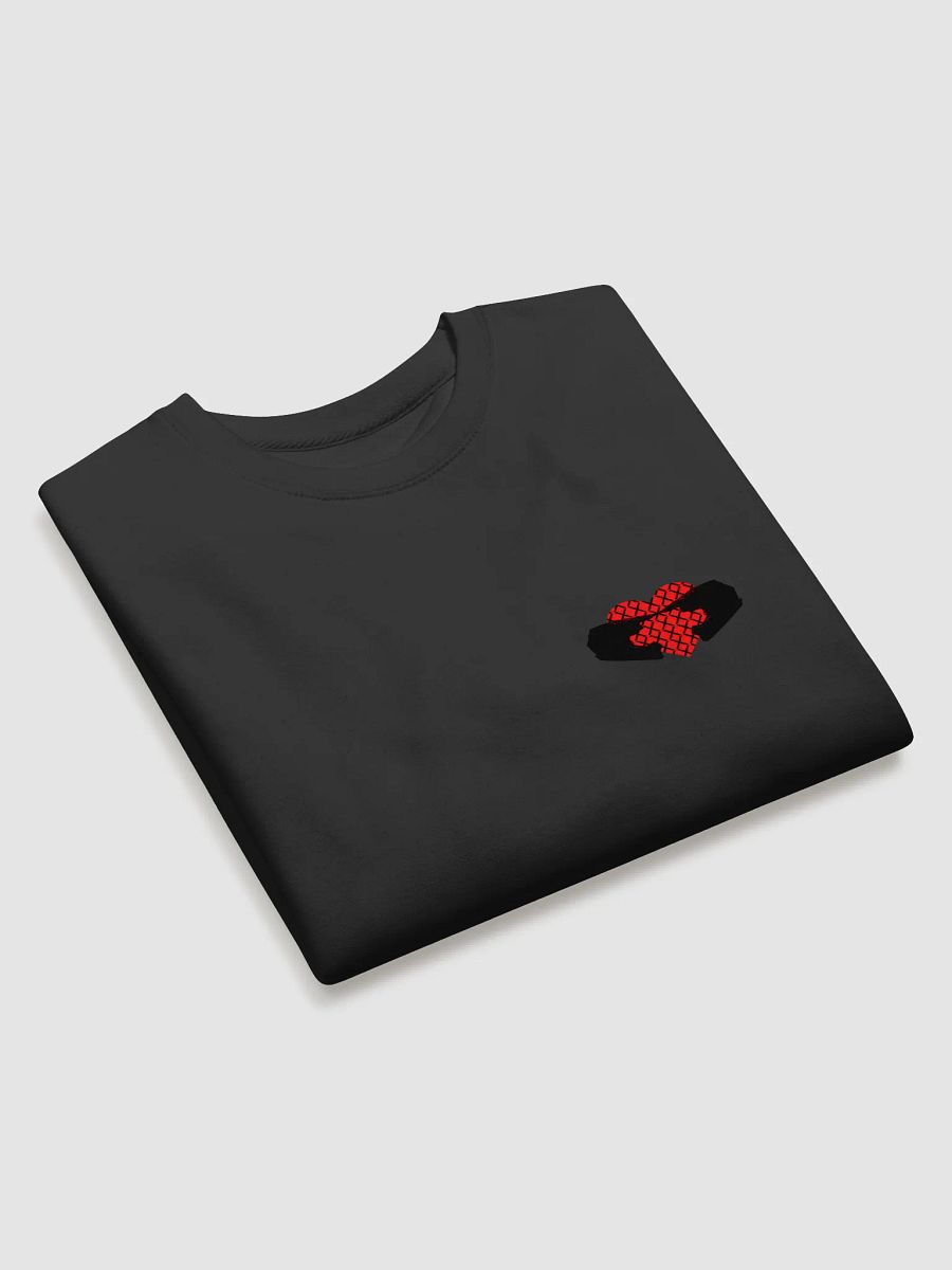 Valentine Matching Off-Road Helmet Heart Crewneck (Black-Right) product image (3)