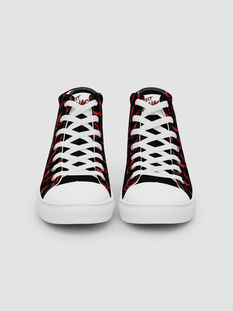 [projectcarnagex] Women's High Top Canvas Shoes Allcolor 2003 ( Black ) product image (7)