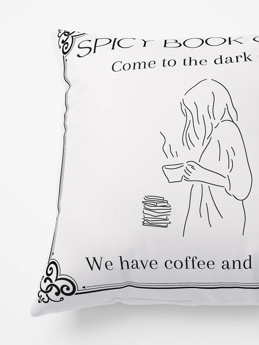 Spicy Book Club pillow product image (3)