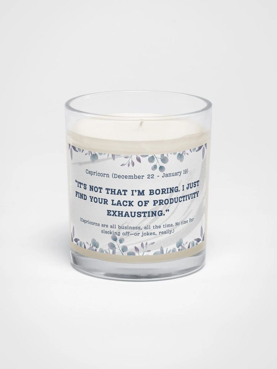 Capricorn - Zodiac Candles product image (1)