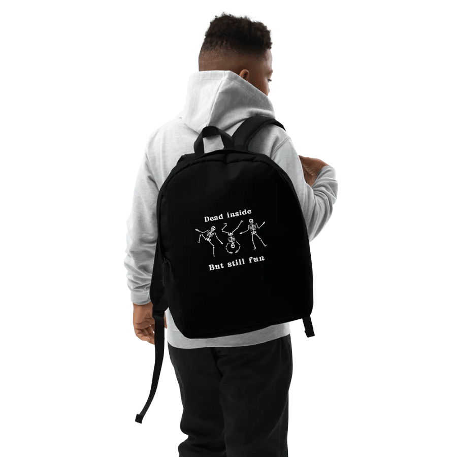 Playful Skeleton Dance All-Over Print Backpack product image (9)