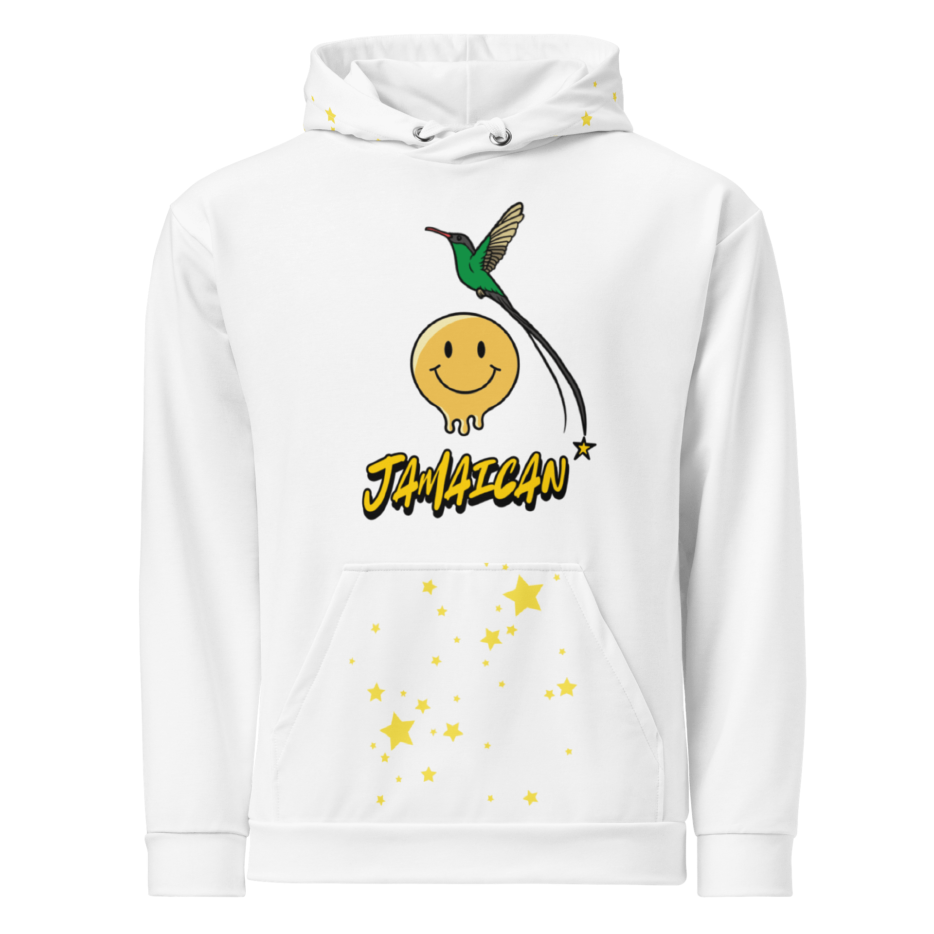 RAW BORN Jamaican Hummingbird All-Over Hoodie product image (1)
