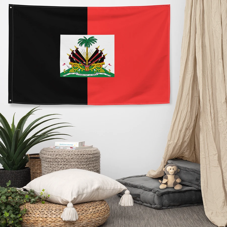 Black and Red Duvalier's Flag product image (5)