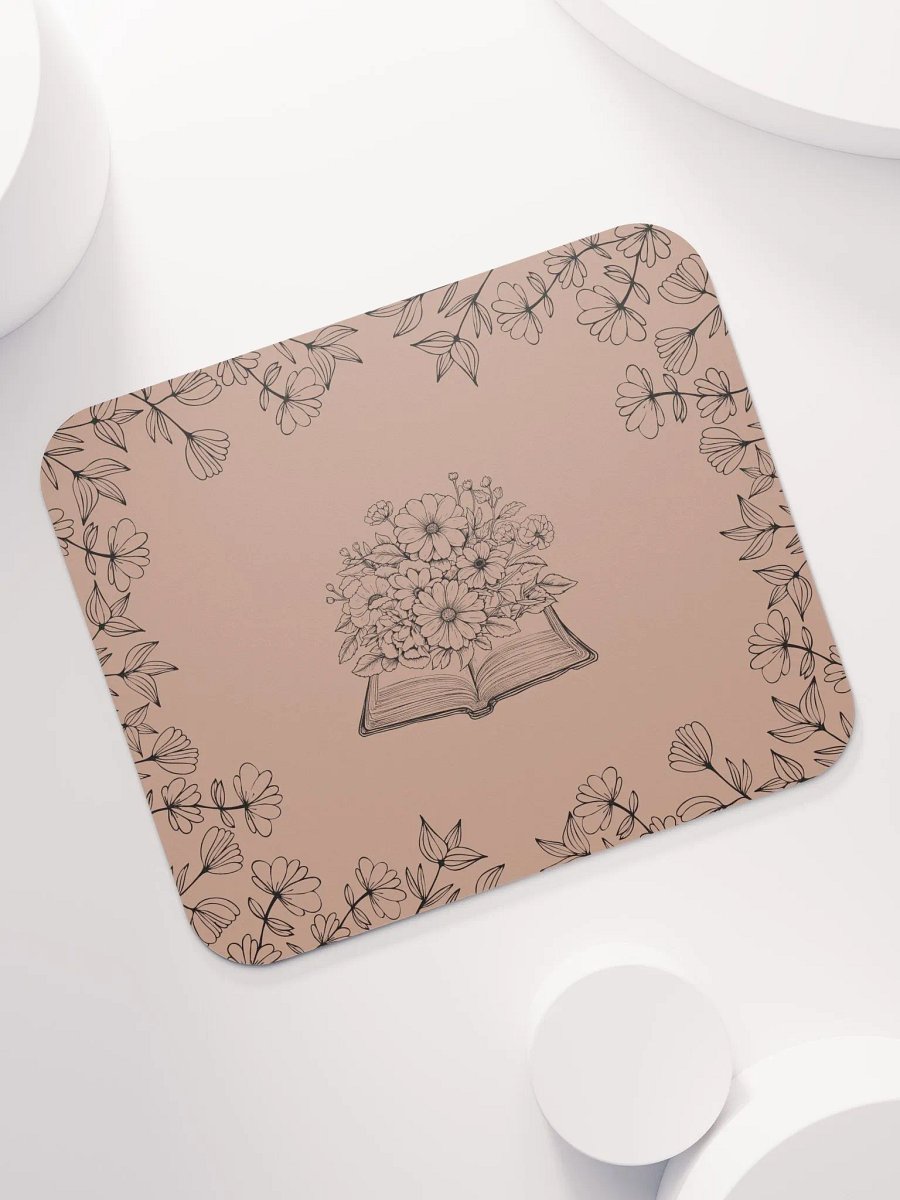 sunflowers and books mousepad product image (7)