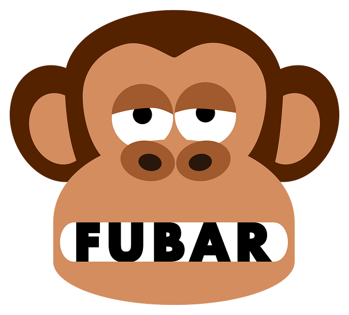 Rude Bored Monkey Thinks You Are FUBAR T-Shirt product image (2)