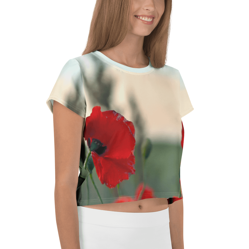 Crop-Top - Mohnblumen product image (4)