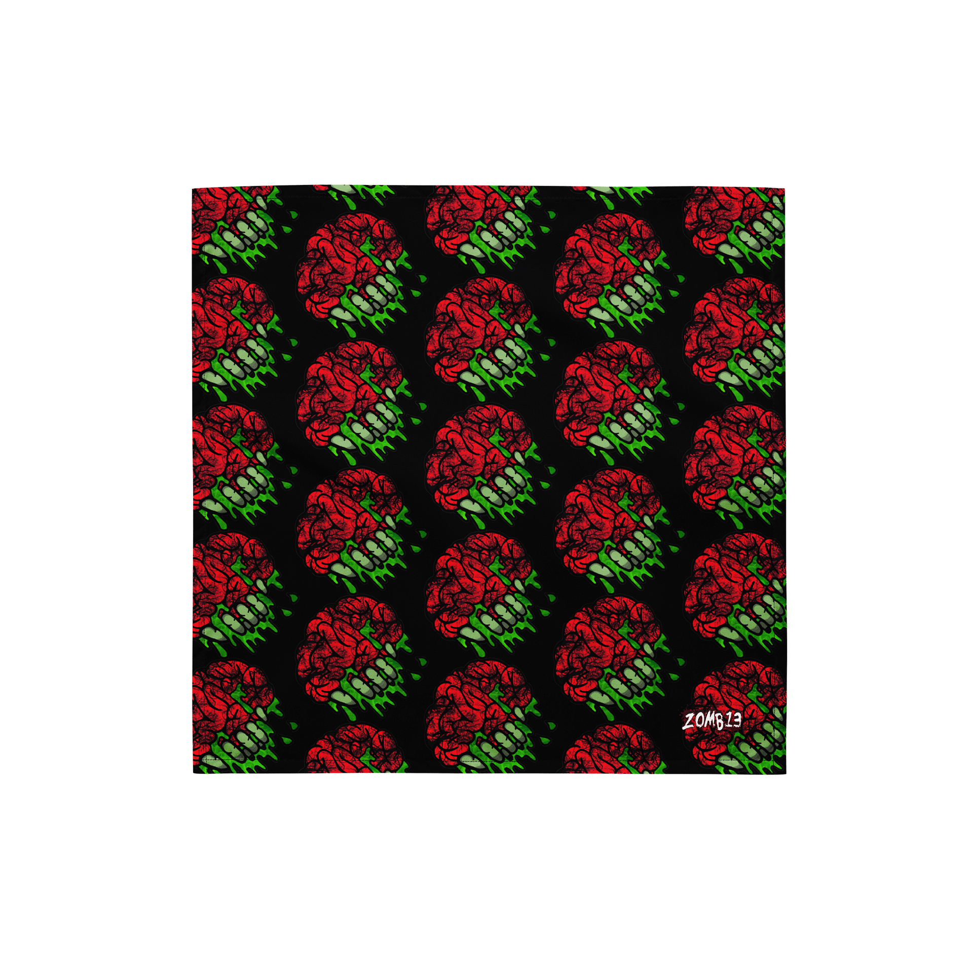 Zombie Brainwave All-Over Bandana product image (1)