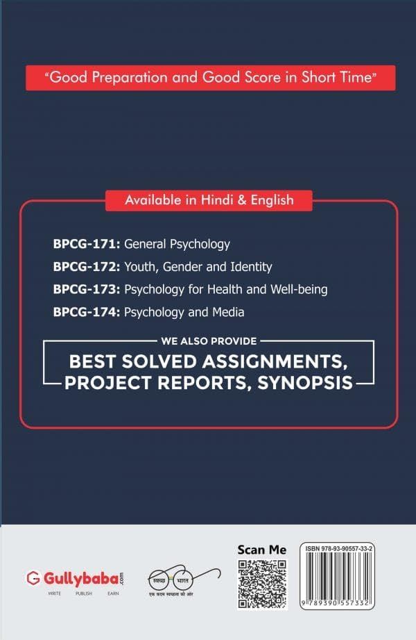 IGNOU BPCG-173 Psychology for Health and Well Being product image (2)