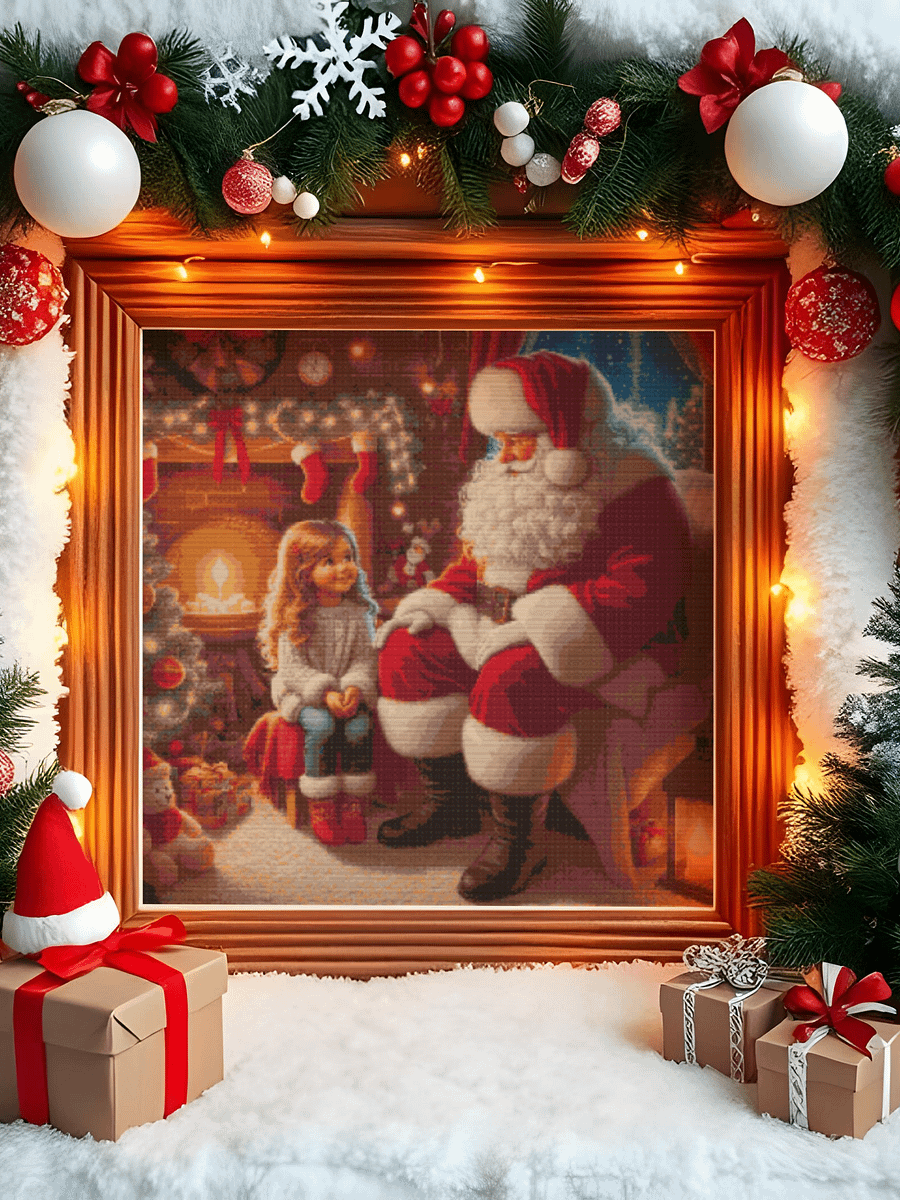 Girl Visits Santa's Grotto product image (2)