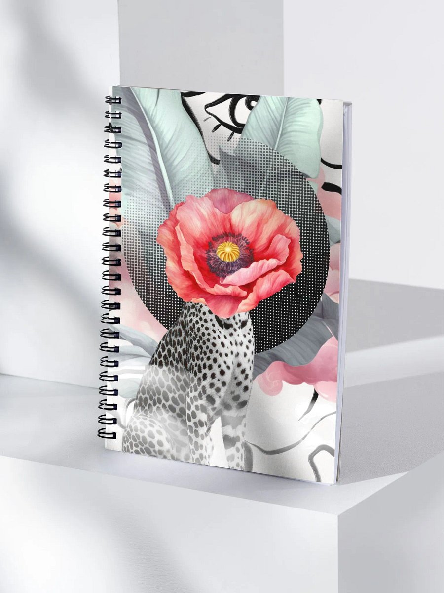 Leopard Flower Fantasy Spiral Notebook product image (4)