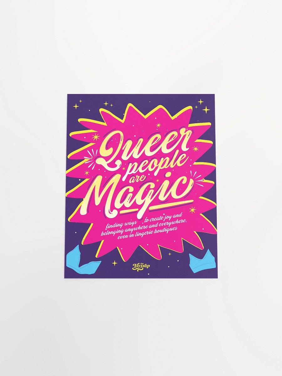 Queer people are magic 8x10 poster product image (4)