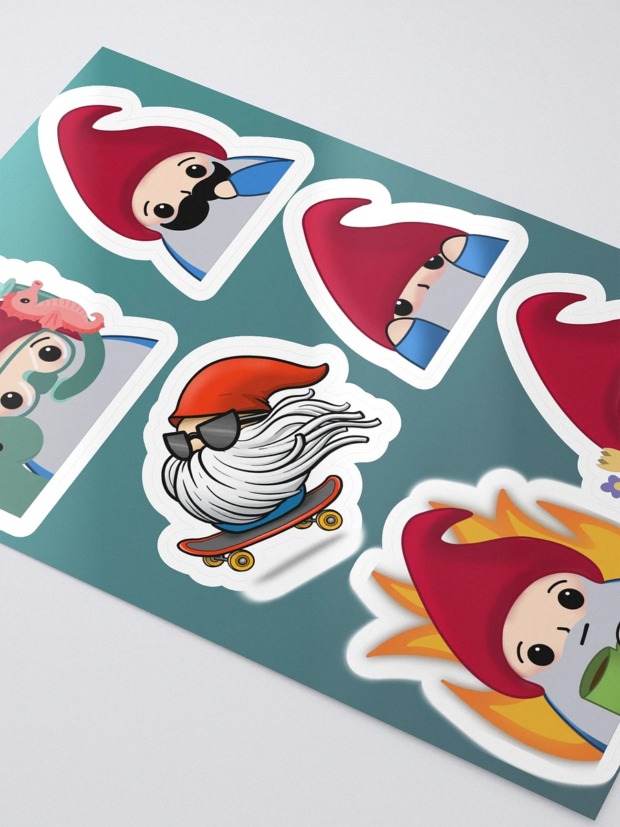 Gnome Sticker Sheet 2 product image (3)