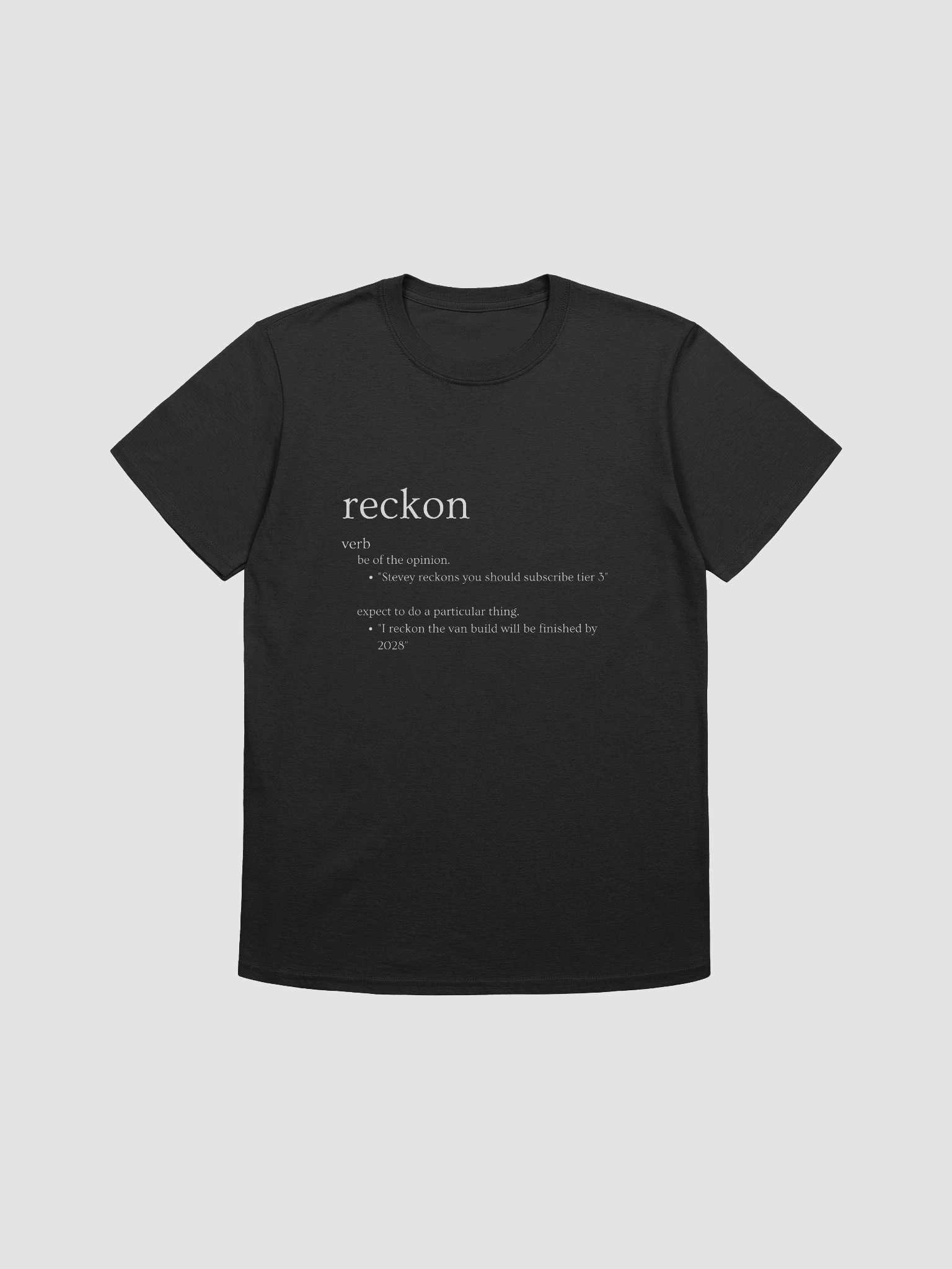 'Reckon' Meme T-shirt product image (1)