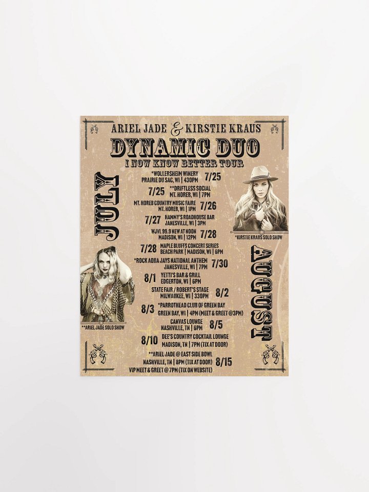 Dynamic Duo Tour Poster product image (1)