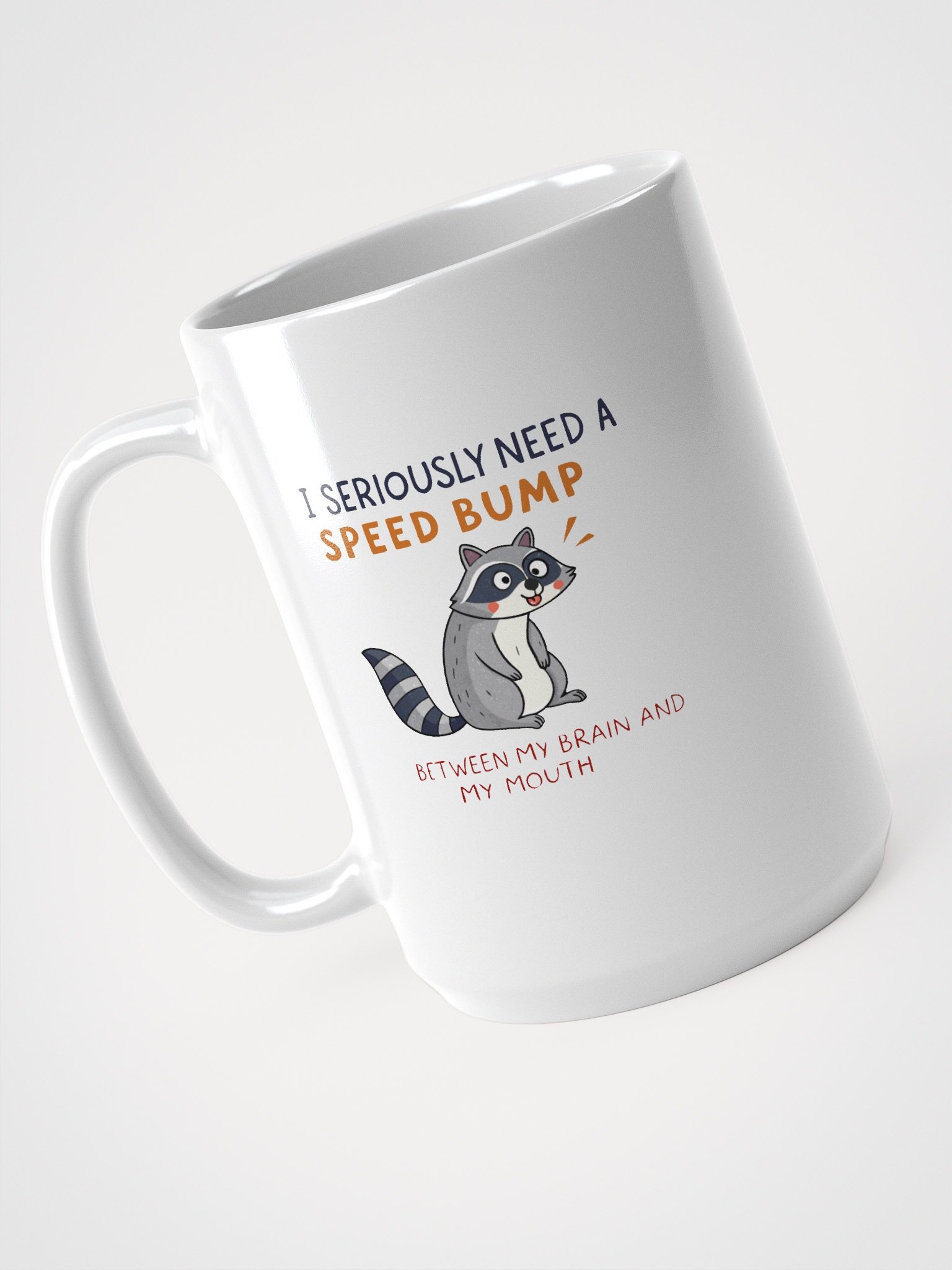 Speed Bump Raccoon Mug product image (4)