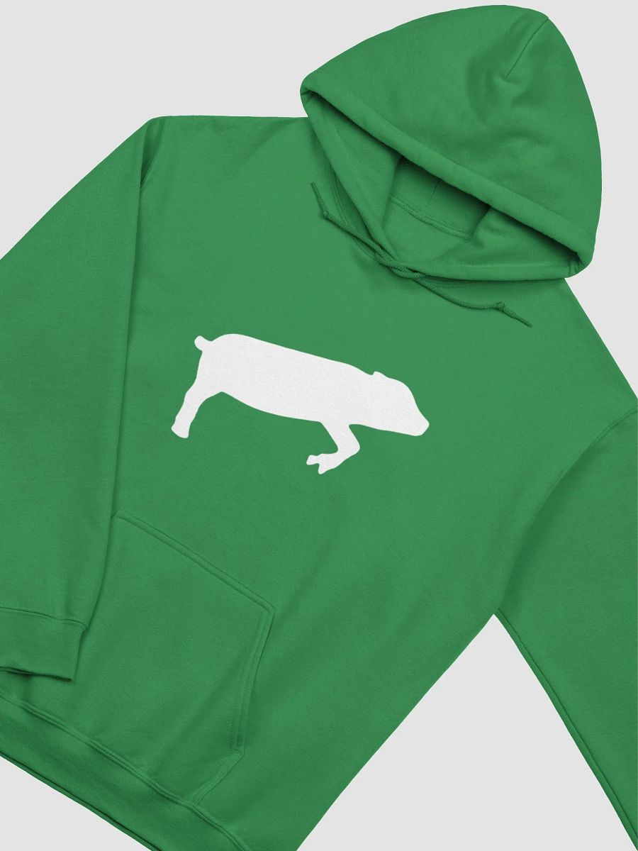 Leaping Pig WHITE (Gildan Classic Hoodie) product image (3)