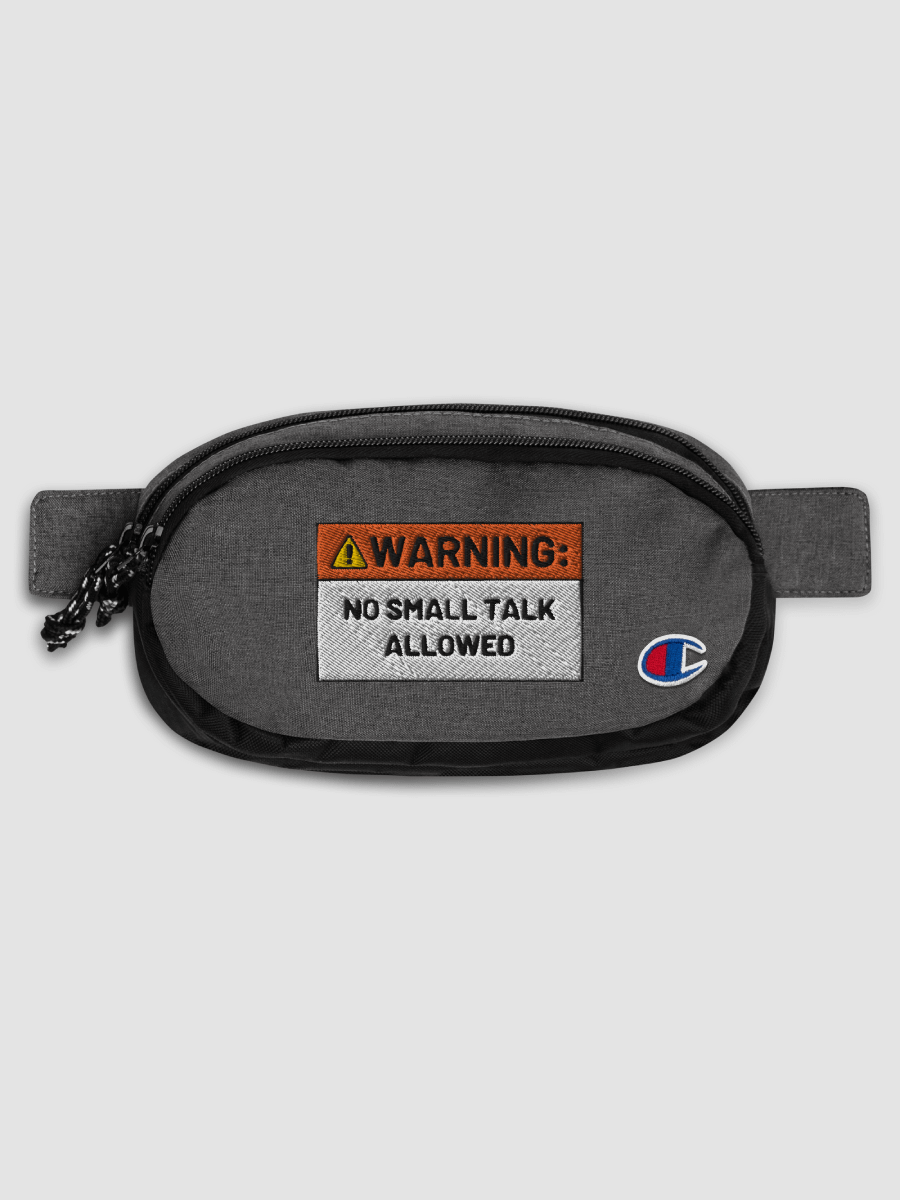 CAUTION: NO SMALL TALK Fanny Pack product image (2)