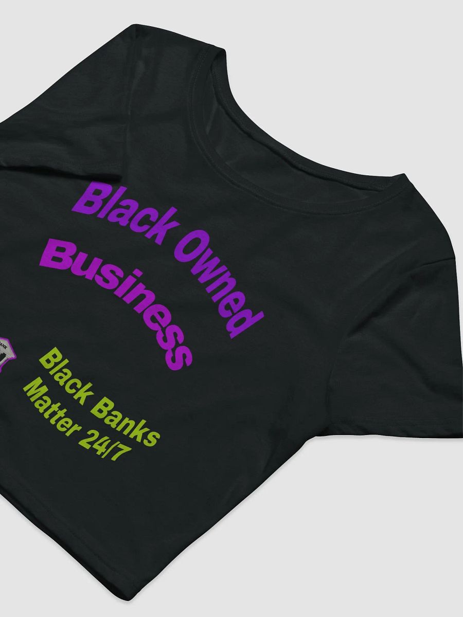 Black Banks Matter Crop Tee product image (5)