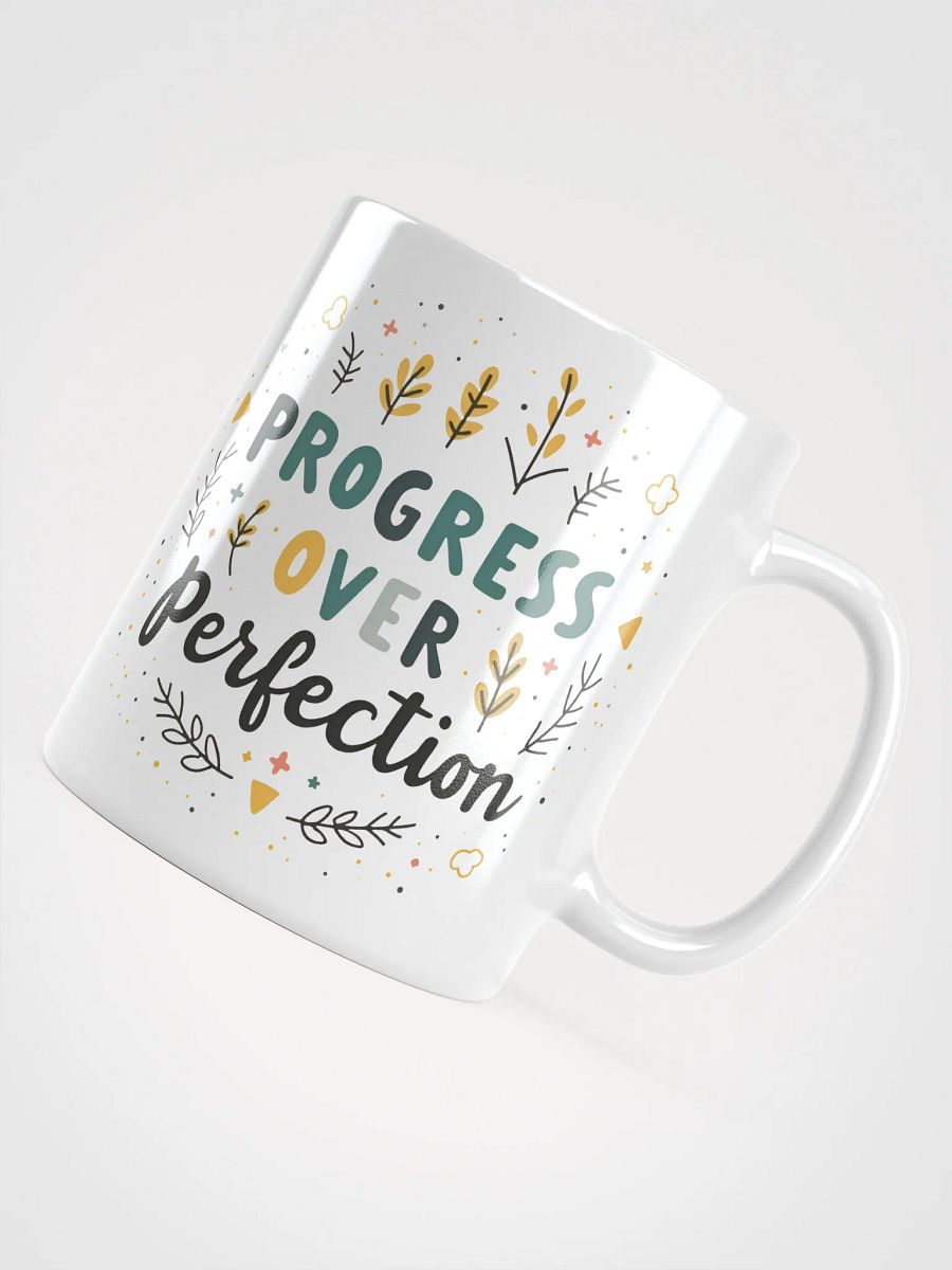Embrace Your Journey with the Progress Over Perfection Mug – Your Daily Reminder to Celebrate Growth and Self-Compassion product image (4)