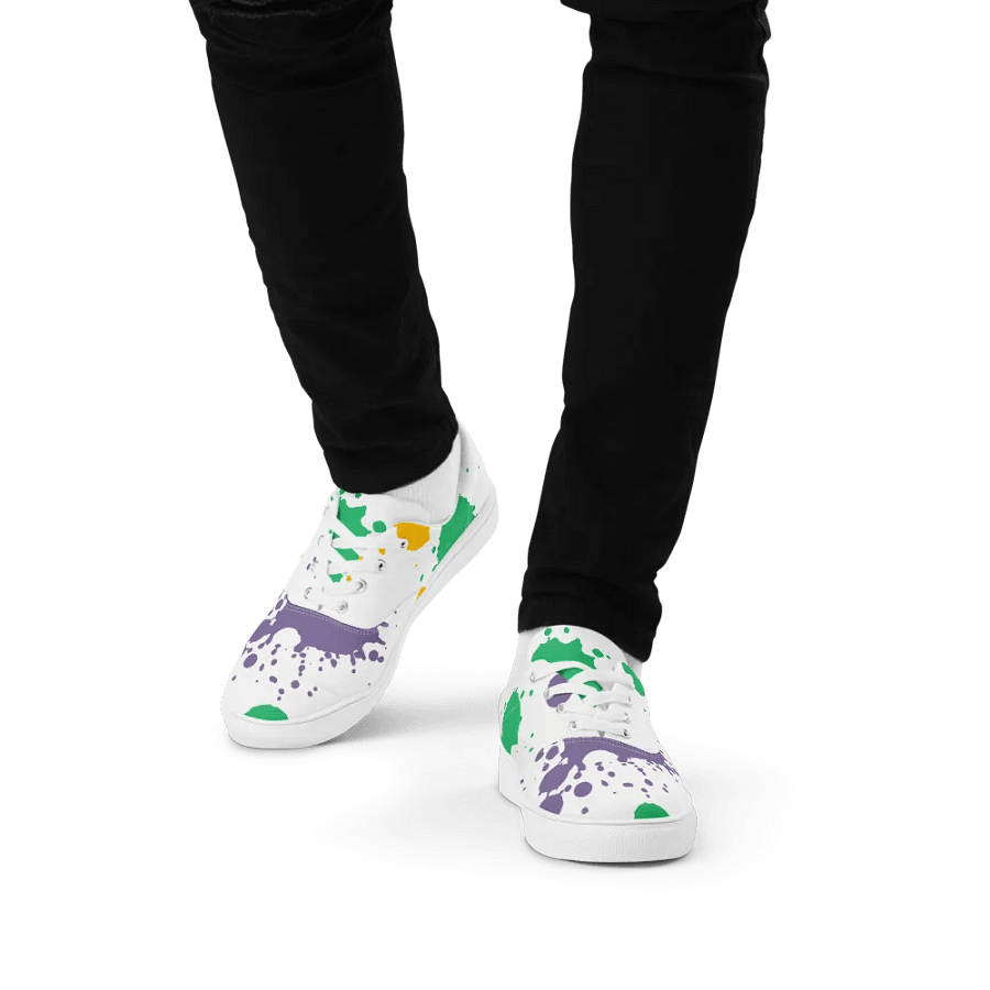 Splatter Fusion Lace-Up Canvas Shoes product image (7)