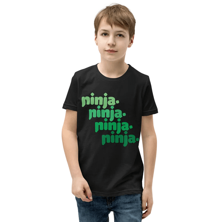 Quad Ninja Kids Tee: Green product image (2)