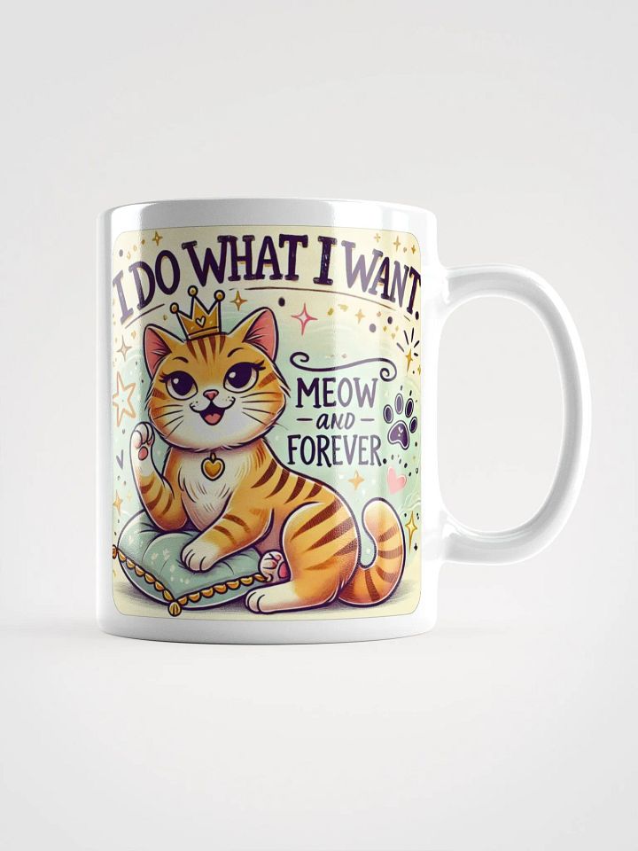 Meow and Forever (White Glossy Mug) product image (6)
