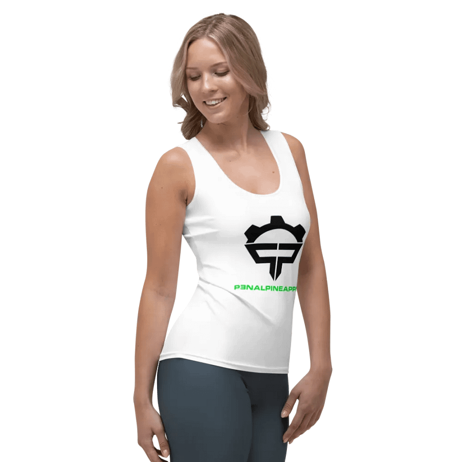P3nAlPineapple - Women's White Tank Top product image (7)