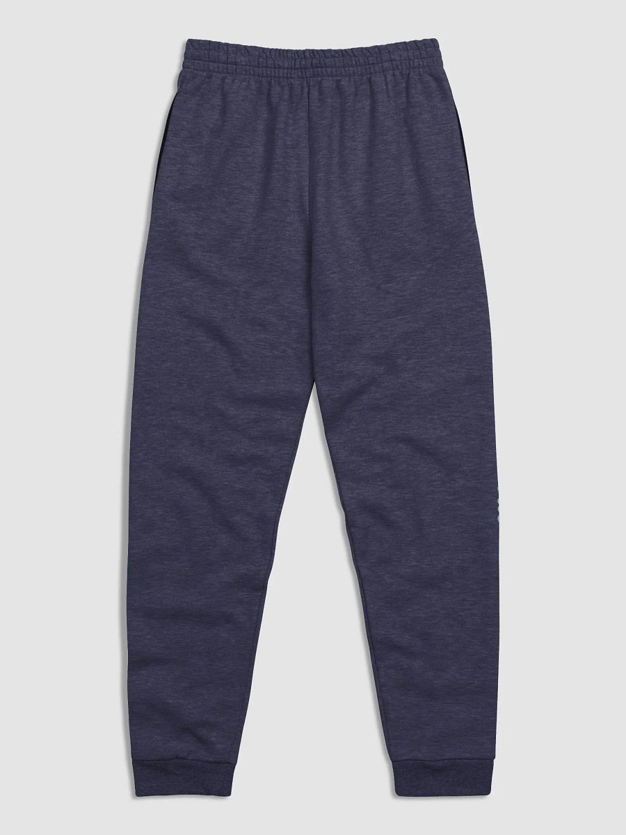 “It’s all a bit!!!” (long lined design, #BDCAEF) unisex joggers product image (15)