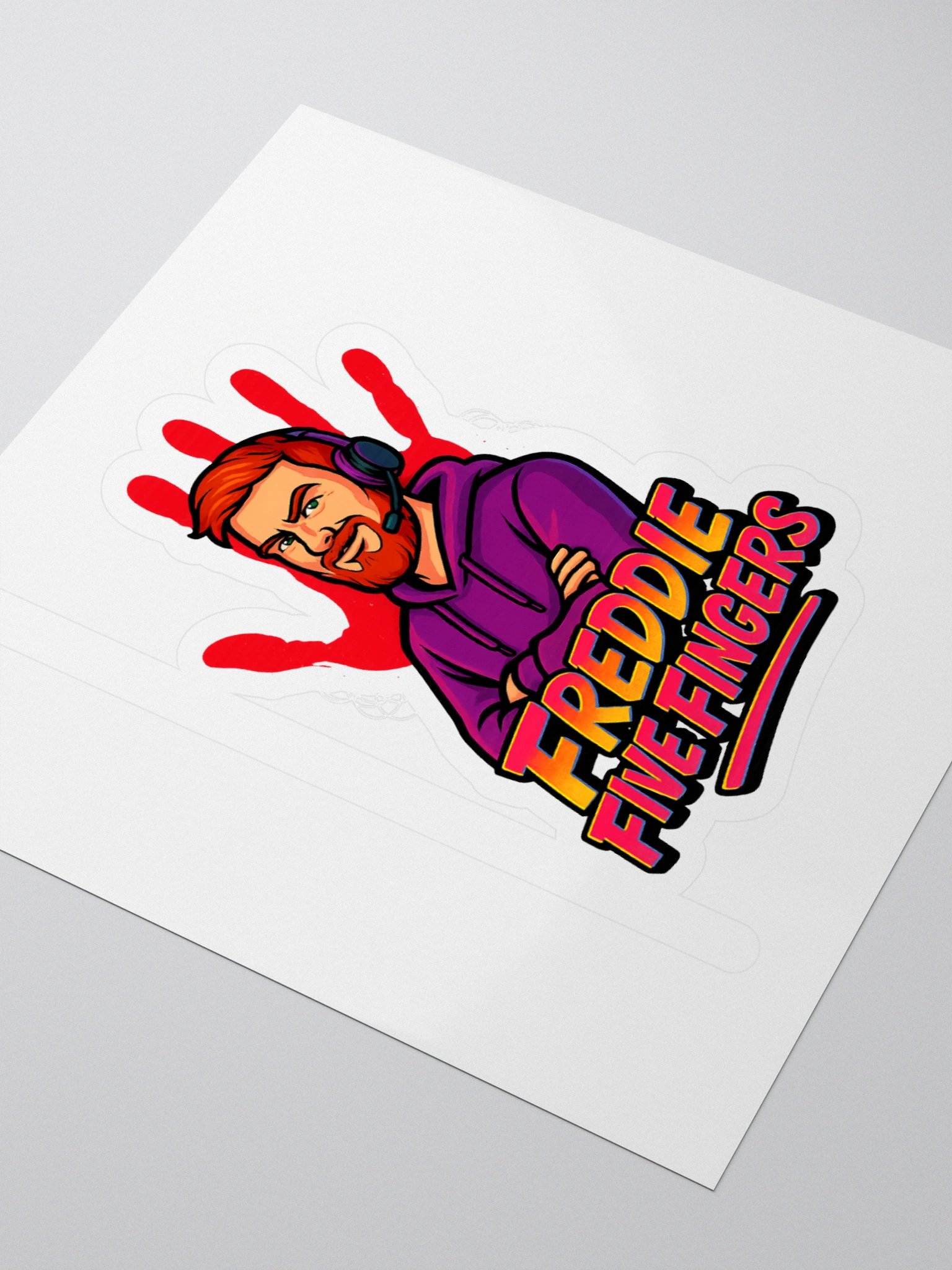 FREDDIE FIVEFINGERS: Kiss Cut Sticker Collection product image (3)