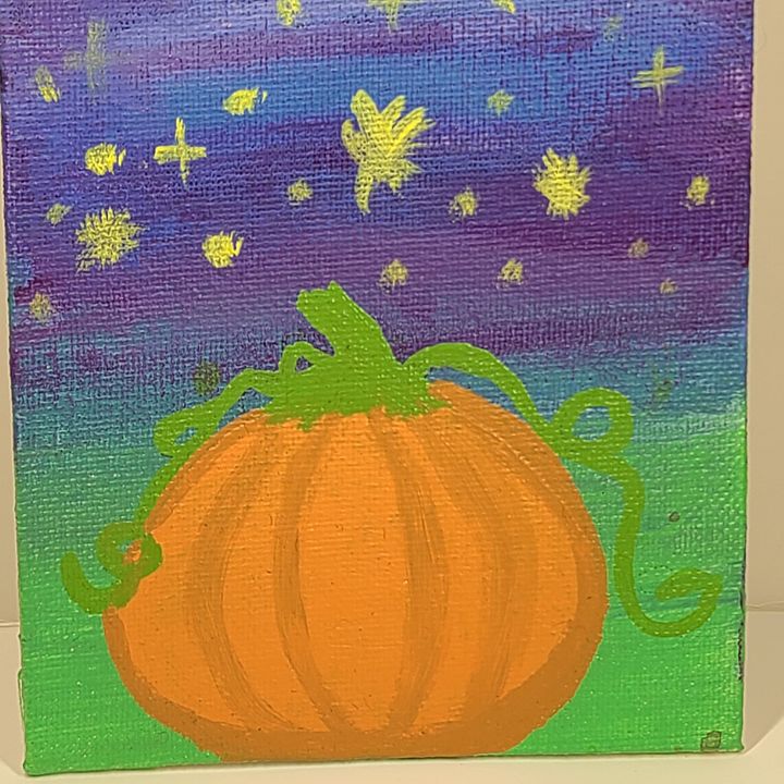 12:00 AM 4x6 painting on canvas product image (2)
