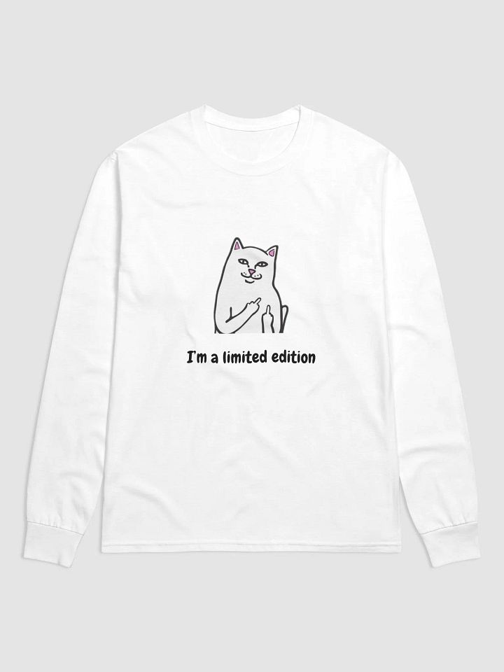 Meme Cartoon Mischievous Cat Long Sleeve Shirt product image (1)