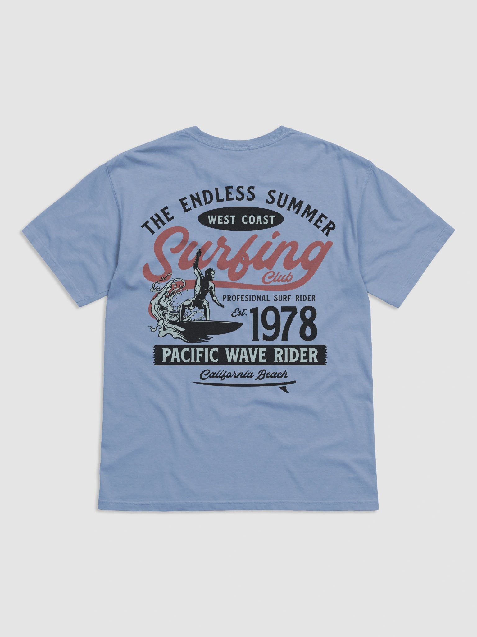 Pacific Wave Rider Vintage T-Shirt product image (82)