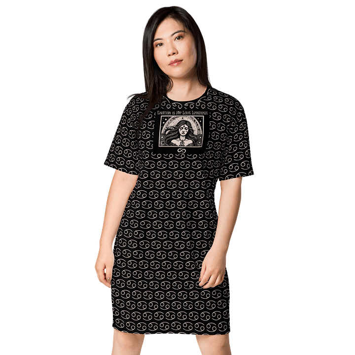 Cancer Zodiac 2025, Emotions are My Love Language, Tee Dress product image (1)