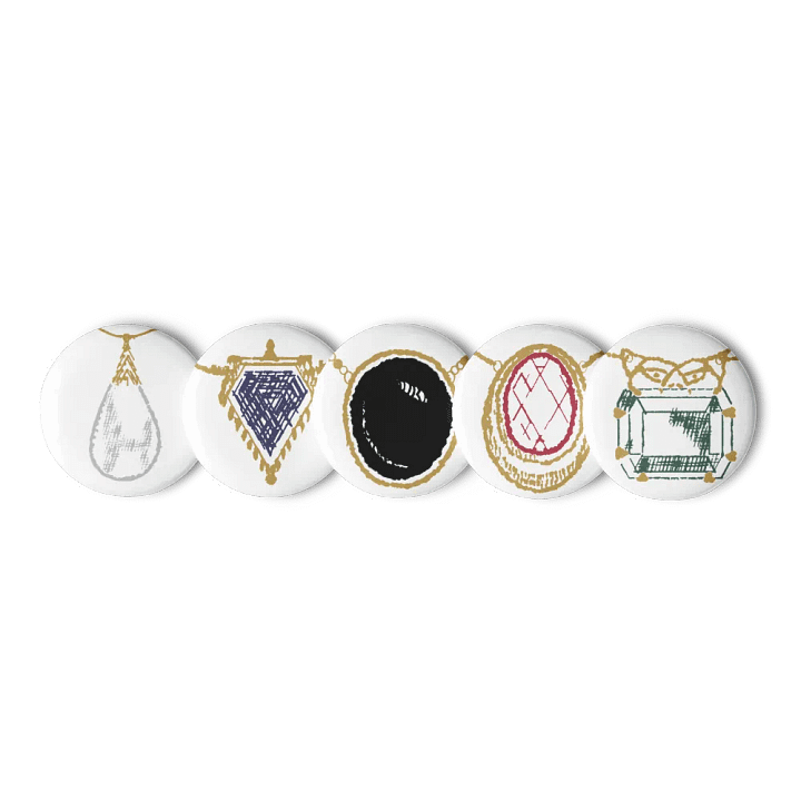 pin set #03 - the rocks, colorized product image (2)