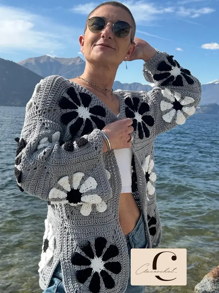 Vintage Crochet Cardigan Pattern PDF product image (2)