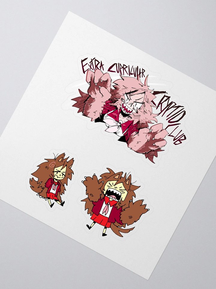 Wolf Girl stickers product image (2)