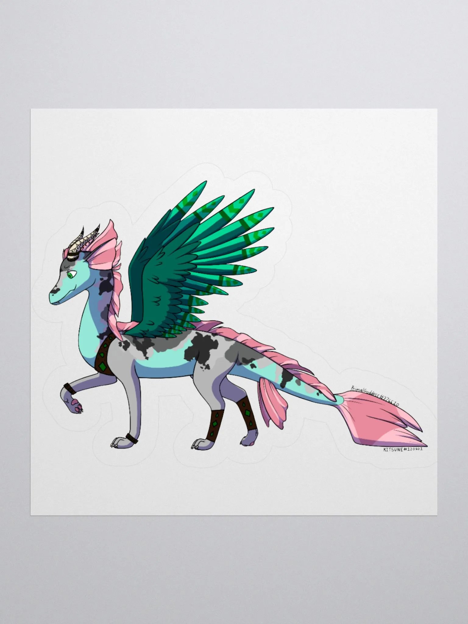 Fenrix Queen: Lyra Kiss Cut Sticker product image (1)