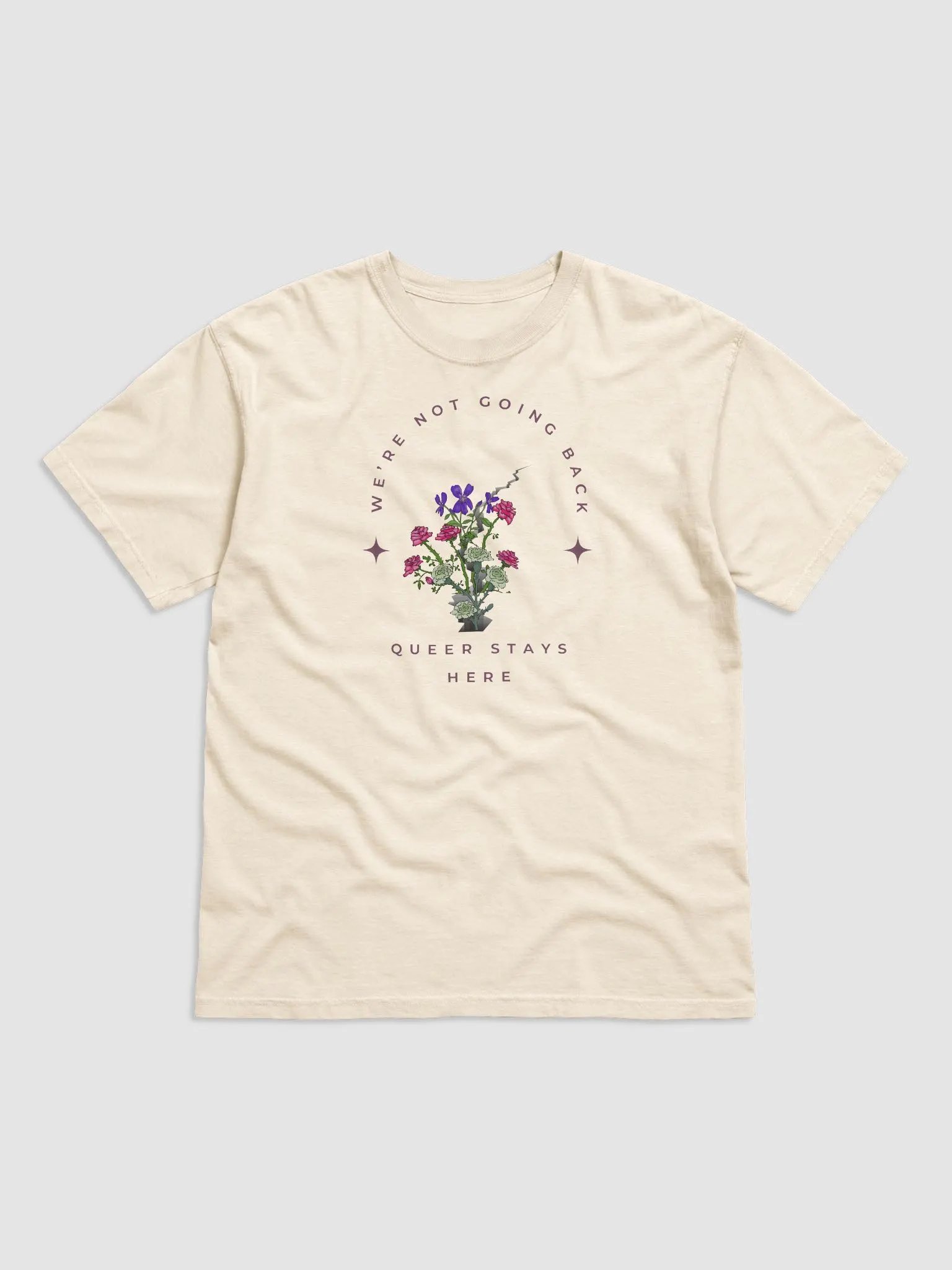 Queer Stays Here T-shirt product image (1)