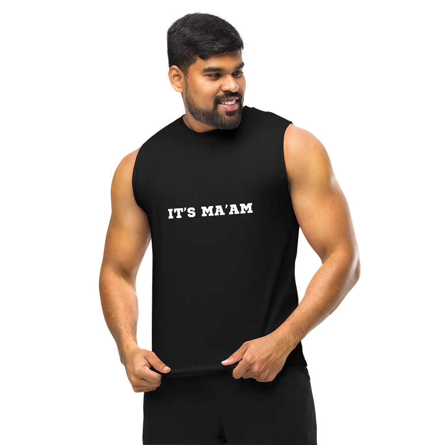 IT'S MA'AM UNISEX MUSCLE TEE product image (10)