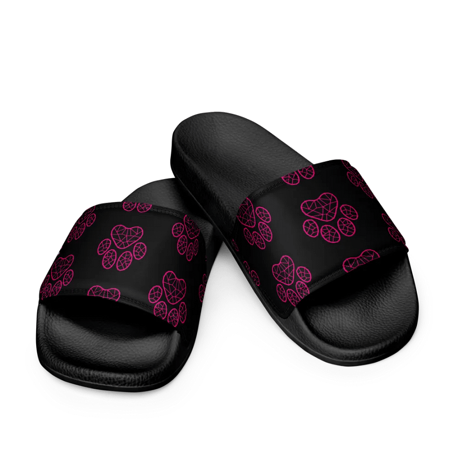 Neon Pawprint Women's Slides product image (8)