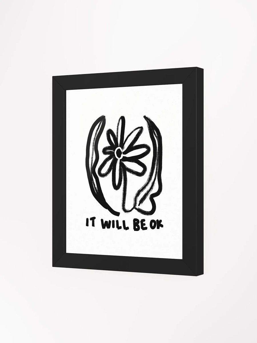 Be OK Framed Art Print product image (3)