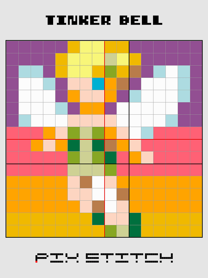 Tinker Bell Pixel Art product image (2)