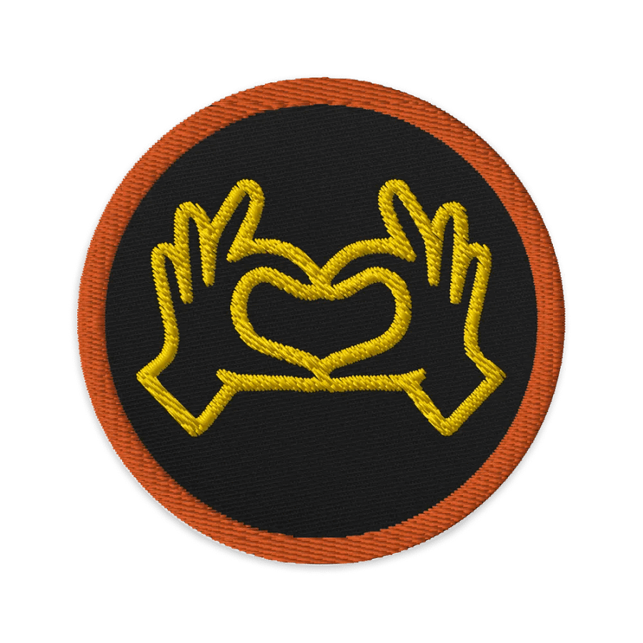 Love Gesture Embroidered Patch product image (1)