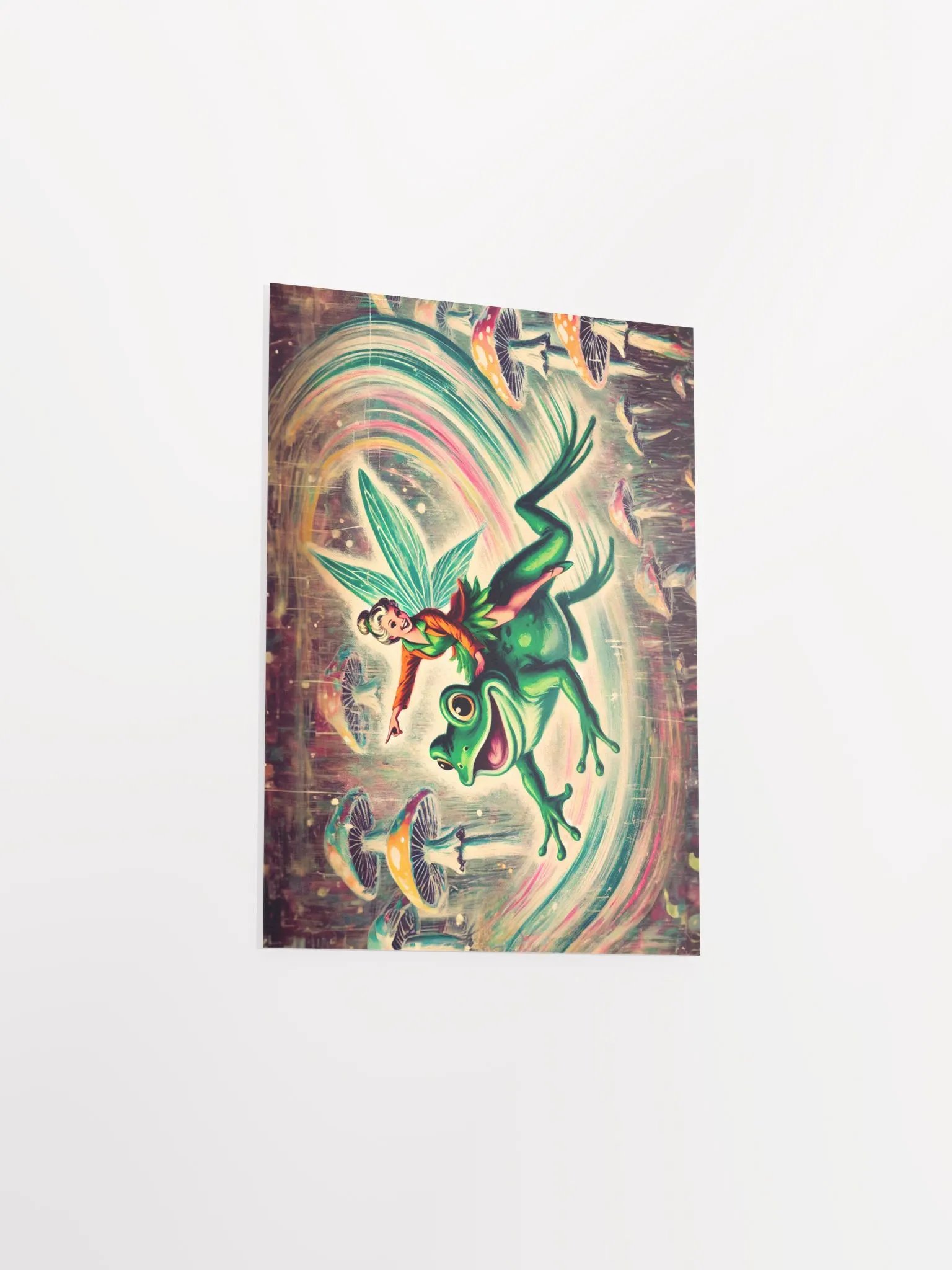 Whimsical Frog Fairy Premium Matte Poster product image (3)