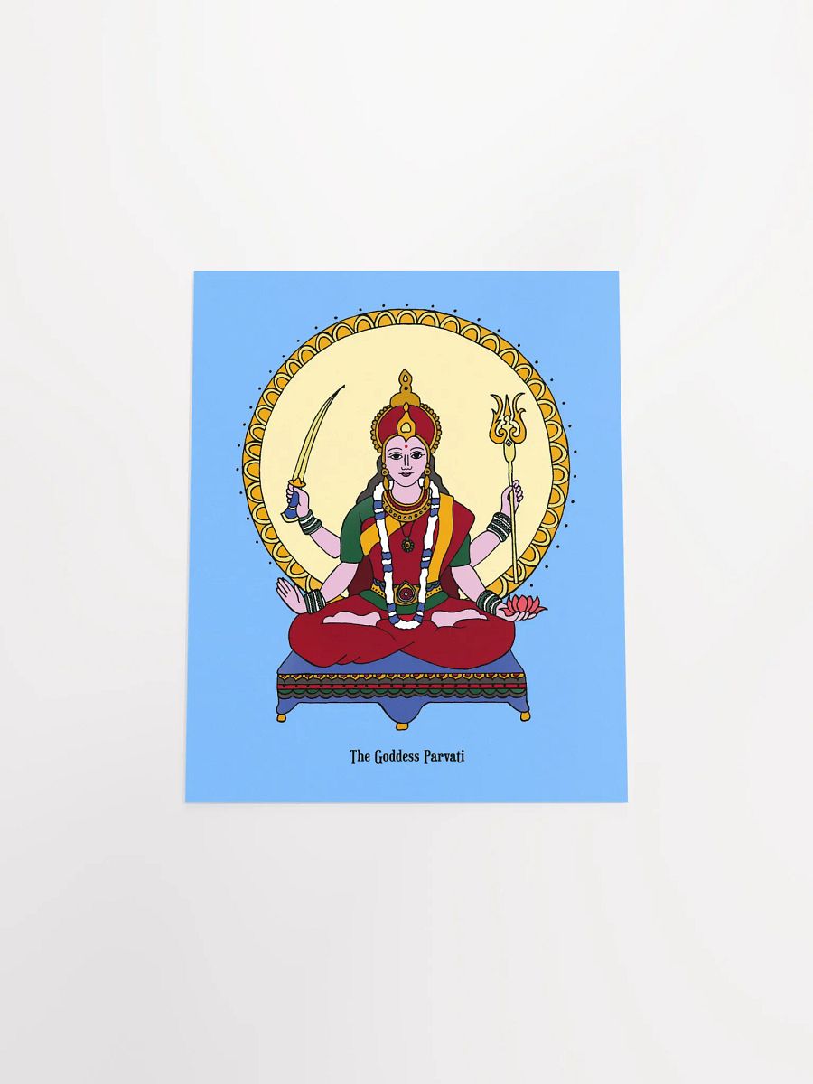 Goddess Parvati 8x10 Print product image (4)
