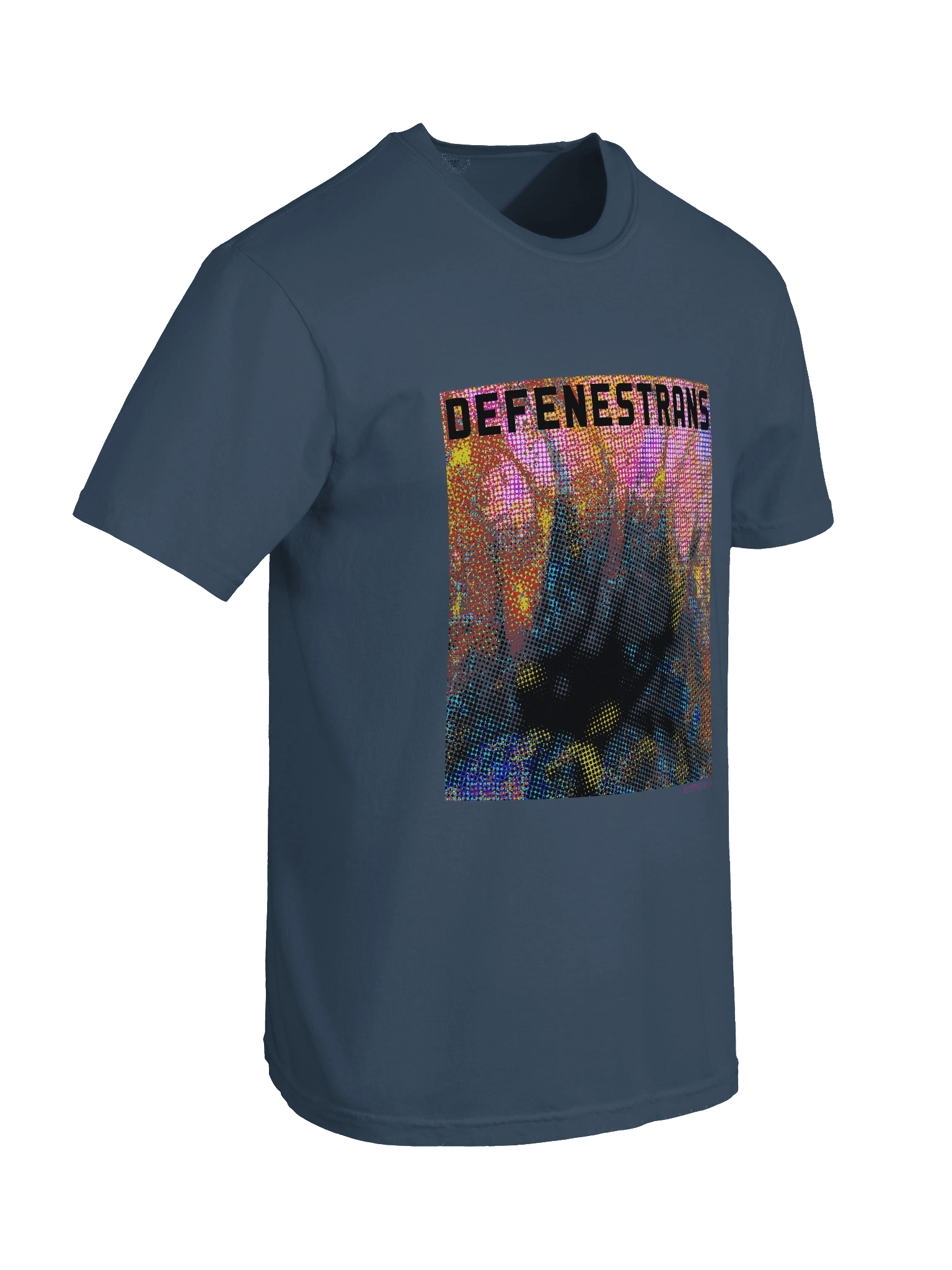 Defenestrans "glow" logo t-shirt product image (8)