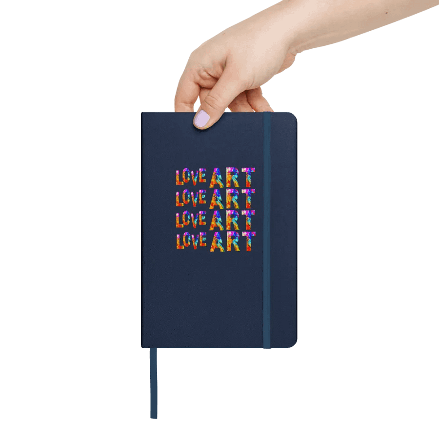 Love Art Hardcover Notebook Art Lover's Delight Hardcover Notebook for art students moms daughters friends art teachers product image (7)